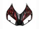 2006-2007 Honda CBR1000RR Motorcycle Fairing - Glossy Black Red Flame Canada Websites