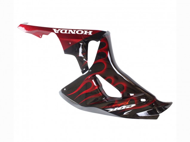 2006-2007 Honda CBR1000RR Motorcycle Fairing - Glossy Black Red Flame Canada Websites