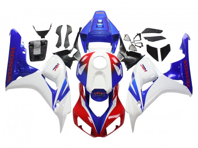 2006-2007 Honda CBR1000RR Motorcycle Fairing - White Red Blue HRC Canada Websites