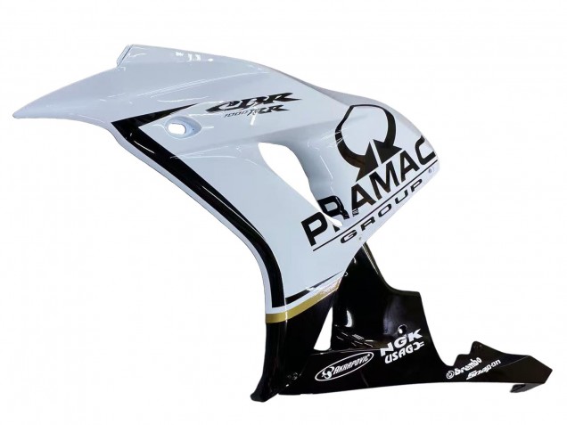 2006-2007 Honda CBR1000RR Motorcycle Fairings - White Glossy Black Pramac Canada Websites