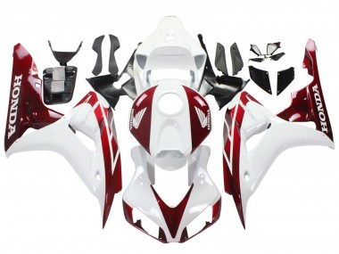 2006-2007 Honda CBR1000RR Motorcycle Fairings - White Red Canada Websites