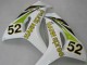 2006-2007 Honda CBR1000RR Motorcycle Fairings - White Green Glossy Black Hannspree 52 Canada Websites