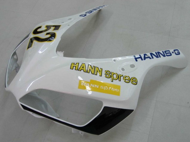2006-2007 Honda CBR1000RR Motorcycle Fairings - White Green Glossy Black Hannspree 52 Canada Websites