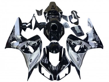 2006-2007 Honda CBR1000RR Motorcycle Fairings - Silver Glossy Black Red Bull Canada Websites