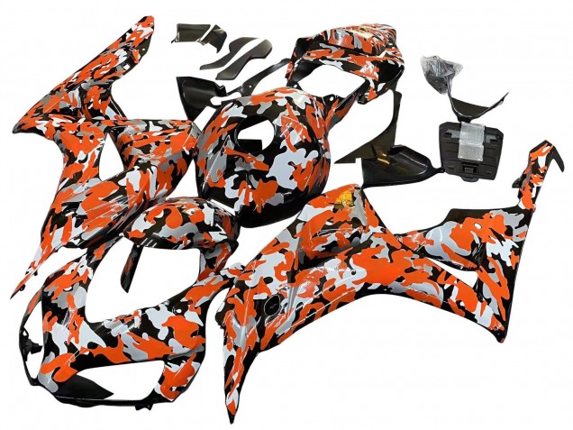 2006-2007 Honda CBR1000RR Motorcycle Fairings - Black Orange Silver Camouflage Canada Websites