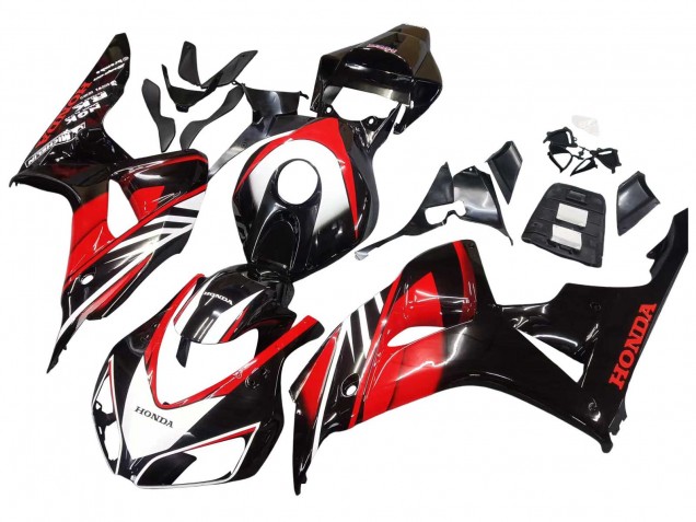 2006-2007 Honda CBR1000RR Motorcycle Fairings - Red Glossy Black Canada Websites
