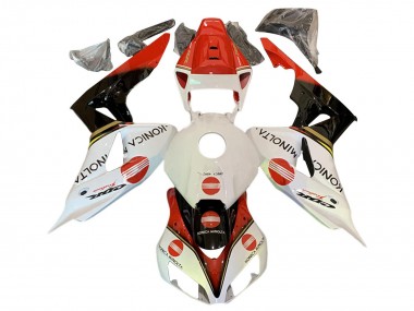 2006-2007 Honda CBR1000RR Motorcycle Fairings - White Red Glossy Black Konica Minolta Canada Websites