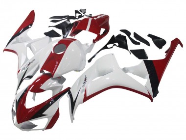 2006-2007 Honda CBR1000RR Motorcycle Fairing Kits - White Red Glossy Black Canada Websites