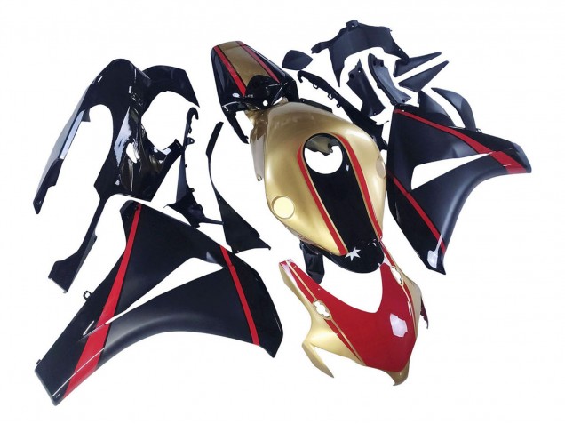 2008-2011 Honda CBR1000RR Motorcycle Fairings - Gold Red Glossy Black Canada Websites