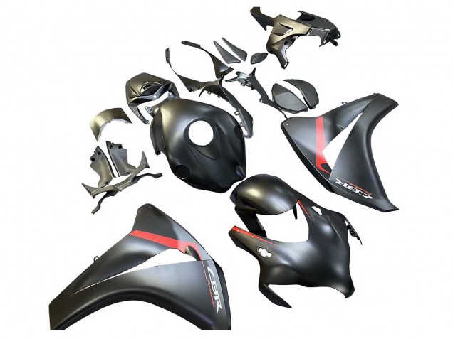 2008-2011 Honda CBR1000RR Motorcycle Fairings - Matte Black Red Fireblade Canada Websites