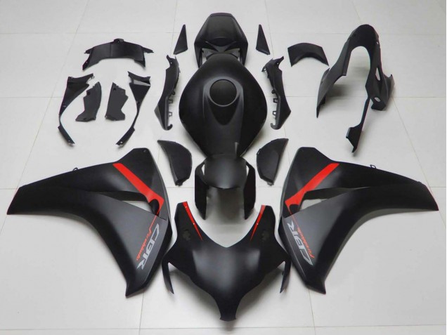 2008-2011 Honda CBR1000RR Motorcycle Fairings - Matte Black Red Fireblade Canada Websites