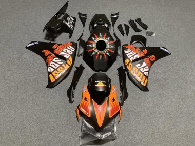 2008-2011 Honda CBR1000RR Motorcycle Fairings - Matte Black Orange Repsol Rossi Canada Websites