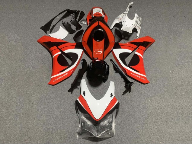 2008-2011 Honda CBR1000RR Motorcycle Fairing Kits - White Red Glossy Black Canada Websites