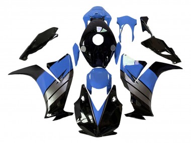 2012-2016 Honda CBR1000RR Motorcycle Fairings - Light Blue Silver Glossy Black Canada Websites
