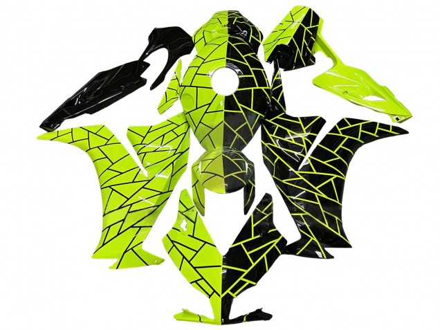 2012-2016 Honda CBR1000RR Motorcycle Fairings - Fluorescent Green Glossy Black Canada Websites