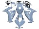 2012-2016 Honda CBR1000RR Motorcycle Fairings - Light Grey Canada Websites