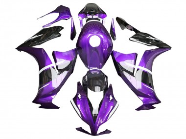 2012-2016 Honda CBR1000RR Motorcycle Fairing - Purple Glossy Black Canada Websites