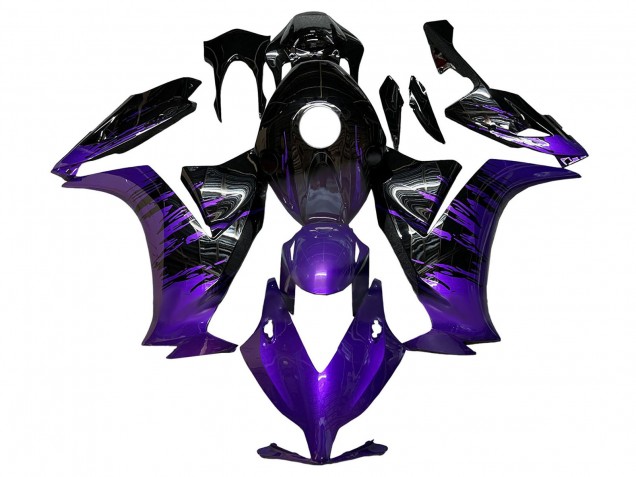 2012-2016 Honda CBR1000RR Motorcycle Fairings - Purple Glossy Black Canada Websites
