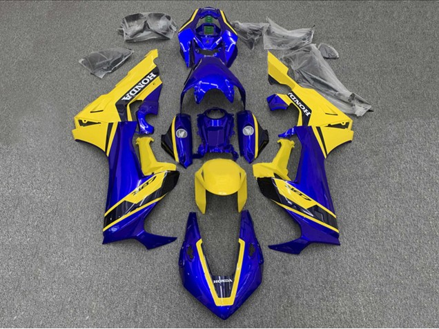 2017-2023 Honda CBR1000RR Motorcycle Fairings - Yellow Blue Canada Websites