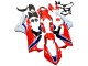 2017-2023 Honda CBR1000RR Motorcycle Fairing Kits - White Red Blue Canada Websites