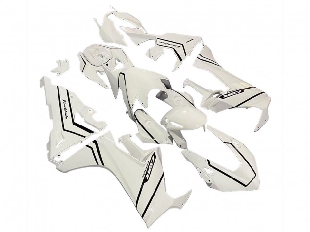 2017-2023 Honda CBR1000RR Motorcycle Fairings - White with Black Stripe Fireblade Canada Websites