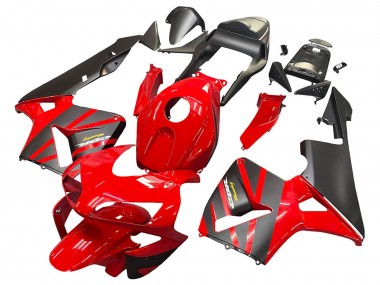 2003-2004 Honda CBR600RR Motorcycle Fairings - Red Matte Black Racing Canada Websites
