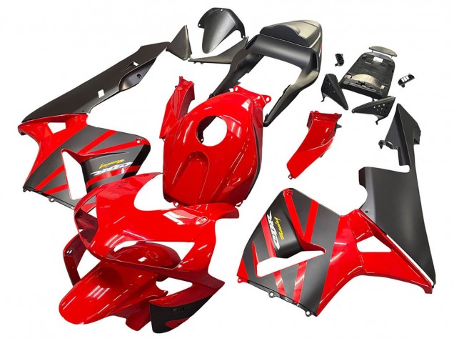 2003-2004 Honda CBR600RR Motorcycle Fairings - Red Matte Black Racing Canada Websites