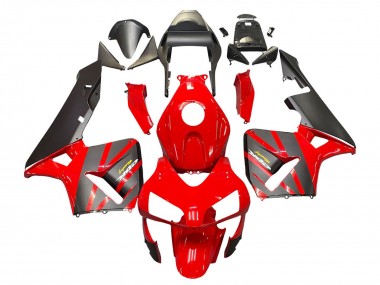 2003-2004 Honda CBR600RR Motorcycle Fairings - Red Matte Black Racing Canada Websites