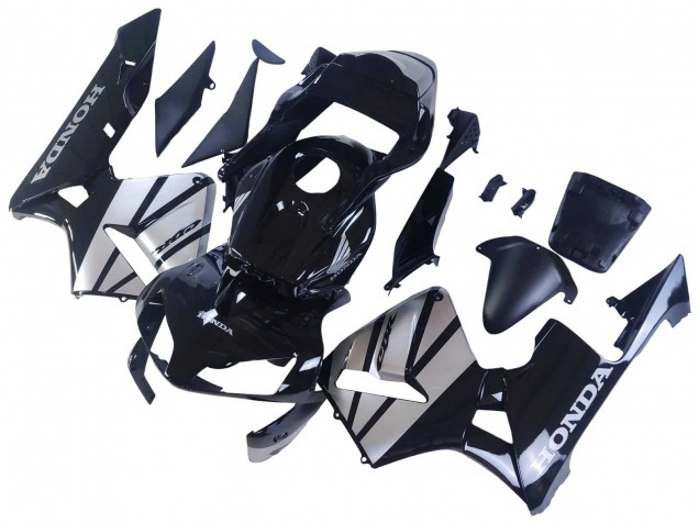 2003-2004 Honda CBR600RR Motorcycle Fairings - Silver Glossy Black Canada Websites