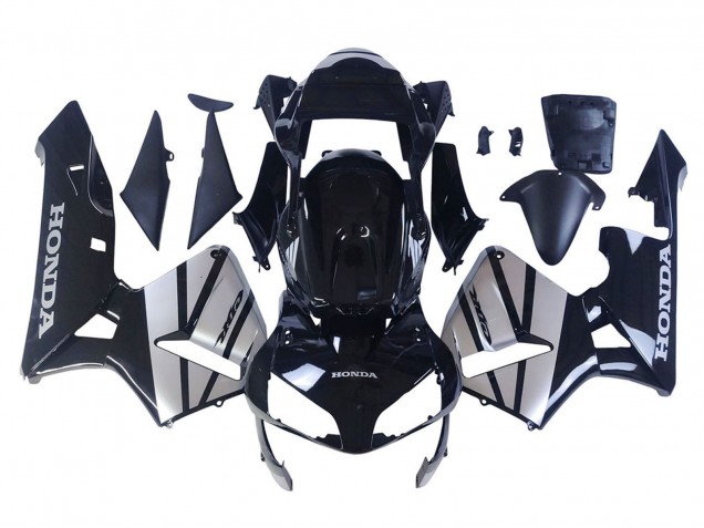 2003-2004 Honda CBR600RR Motorcycle Fairings - Silver Glossy Black Canada Websites