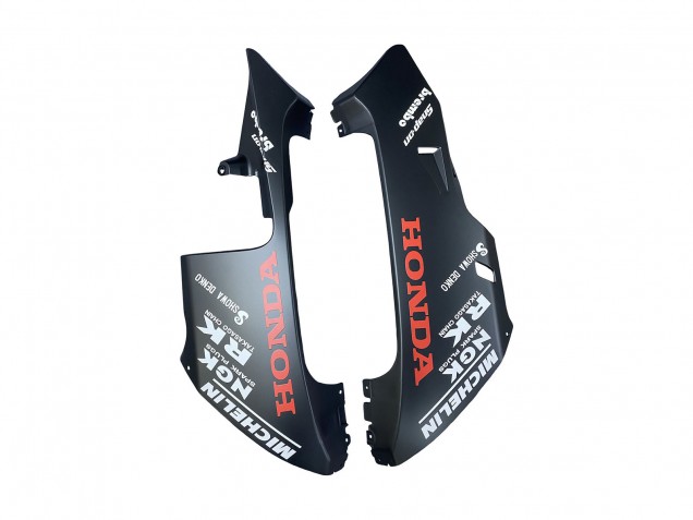 2003-2004 Honda CBR600RR Motorcycle Fairings - Matte Black Orange Repsol Rossi 46 Canada Websites