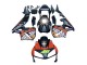 2003-2004 Honda CBR600RR Motorcycle Fairings - Matte Black Orange Repsol Rossi 46 Canada Websites