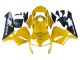 2003-2004 Honda CBR600RR Motorcycle Fairings - Yellow Glossy Black Canada Websites