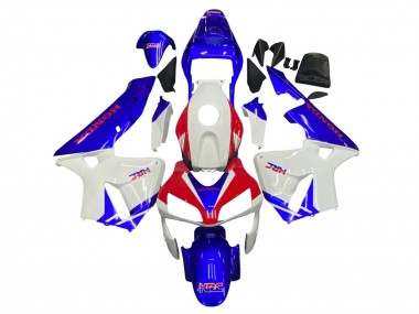 2003-2004 Honda CBR600RR Motorcycle Fairings - White Blue Red HRC Canada Websites