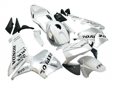 2003-2004 Honda CBR600RR Motorcycle Fairings - White Silver Black Repsol Canada Websites