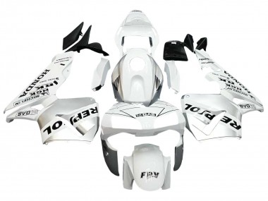 2003-2004 Honda CBR600RR Motorcycle Fairings - White Silver Black Repsol Canada Websites