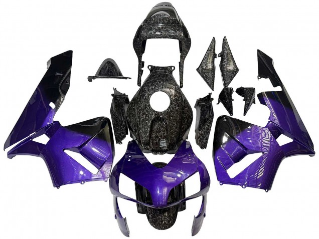 2003-2004 Honda CBR600RR Motorcycle Fairings - Purple Black Forged Carbon Fiber Canada Websites