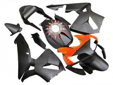 2003-2004 Honda CBR600RR Motorcycle Fairings - Matte Black Orange Canada Websites
