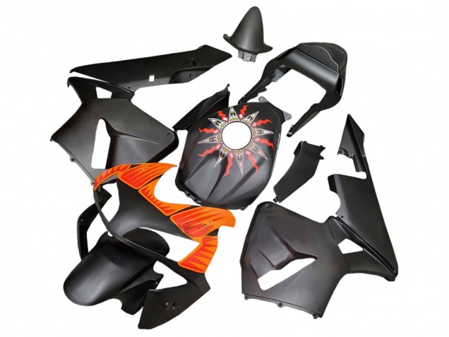 2003-2004 Honda CBR600RR Motorcycle Fairings - Matte Black Orange Canada Websites