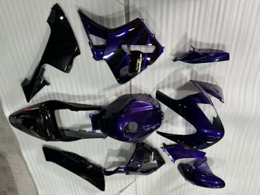 2003-2004 Honda CBR600RR Motorcycle Fairings - Dark Blue Glossy Black Canada Websites