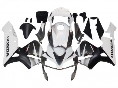 2003-2004 Honda CBR600RR Motorcycle Fairings - White Matte Black Racing Canada Websites