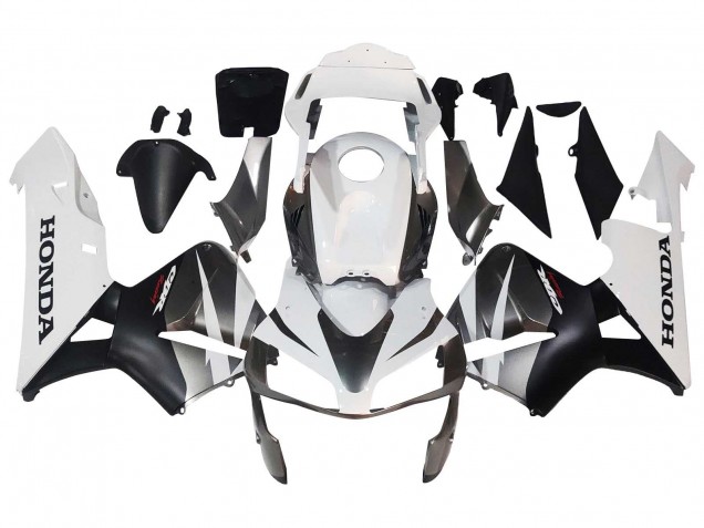 2003-2004 Honda CBR600RR Motorcycle Fairings - White Matte Black Racing Canada Websites