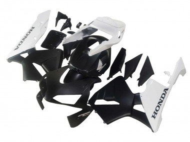 2003-2004 Honda CBR600RR Motorcycle Fairings - White Matte Black Canada Websites