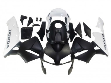 2003-2004 Honda CBR600RR Motorcycle Fairings - White Matte Black Canada Websites