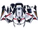 2003-2004 Honda CBR600RR Motorcycle Fairings - White Red Glossy Black DENSO Rimont Canada Websites