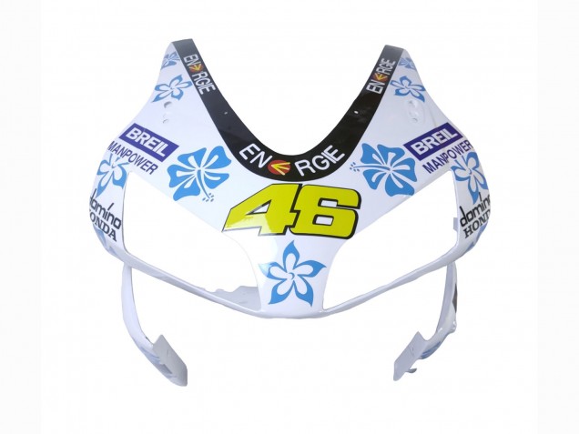 2003-2004 Honda CBR600RR Motorcycle Fairings - White Blue Red Nastro Azzurro 46 Canada Websites
