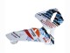2003-2004 Honda CBR600RR Motorcycle Fairings - White Blue Red Nastro Azzurro 46 Canada Websites