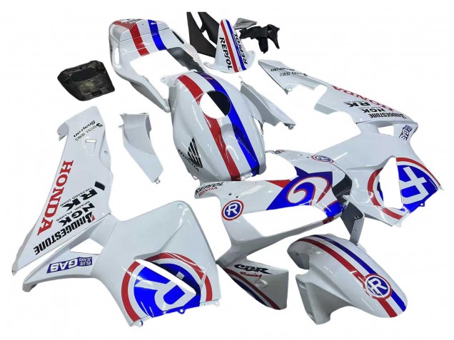 2003-2004 Honda CBR600RR Motorcycle Fairings - White Red Blue Canada Websites
