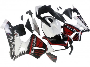 2003-2004 Honda CBR600RR Motorcycle Fairings - White Red Glossy Black Monster Canada Websites