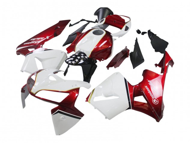 2005-2006 Honda CBR600RR Motorcycle Fairing Kits - Red White Black Canada Websites